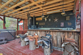 Sevierville Cabin with Outdoor Kitchen and Hot Tub!